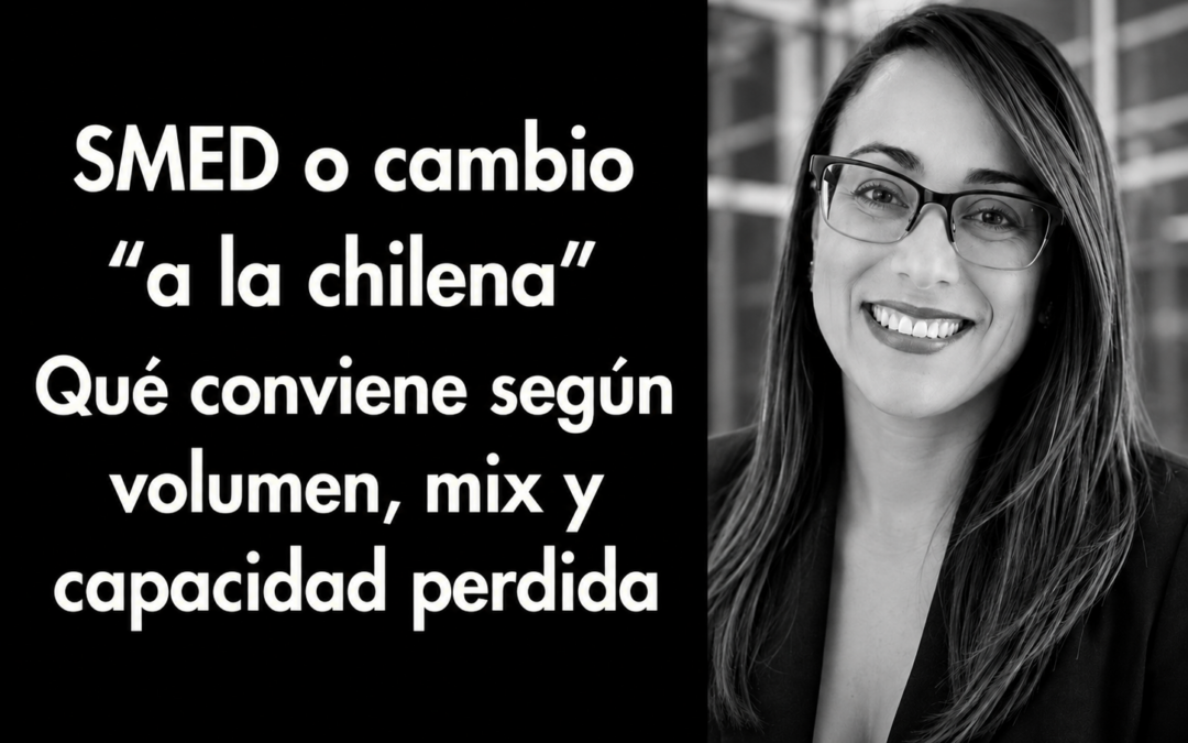 SMED formal vs. cambio de formato “a la chilena”: cómo decidir según tu volumen, mix y costo de capacidad perdida