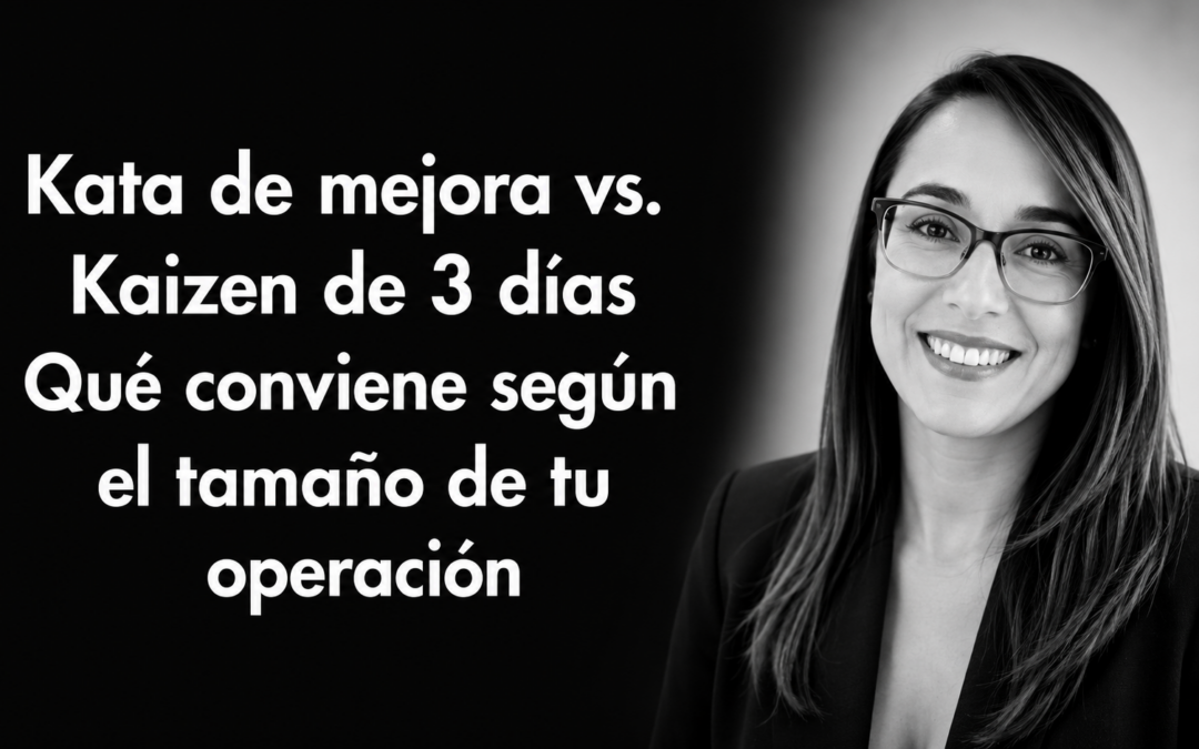 Kata de mejora vs. eventos Kaizen de 3 días
